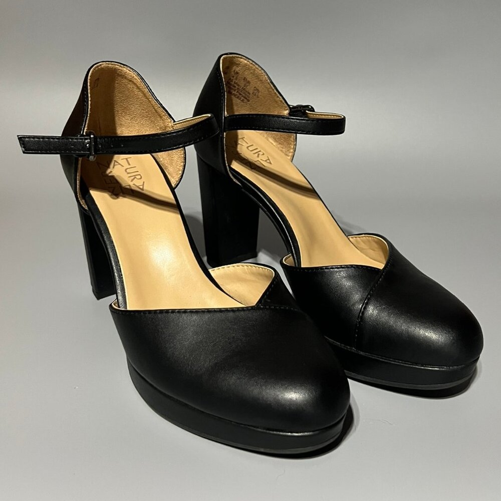 Naturalizer Bandele Mary Jane Platform Pump Black Size 7